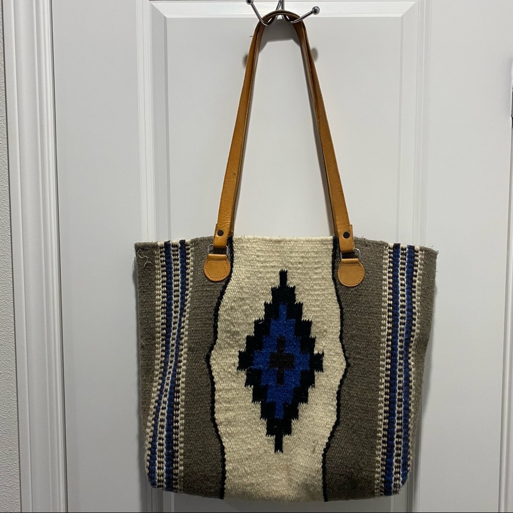 Handmade Wool with Leather Straps